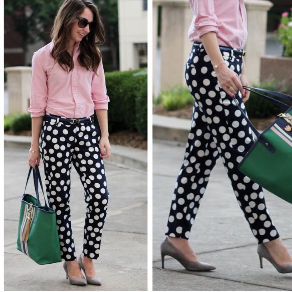 JCrew Factory NWT Printed Skimmer Pants size 8
